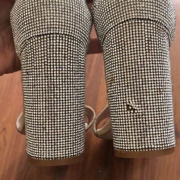 Jeffrey Campbell Rhinestone strap he chunky heel. Size 8.5 - Picture 4 of 13